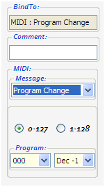 MIDI Program  message